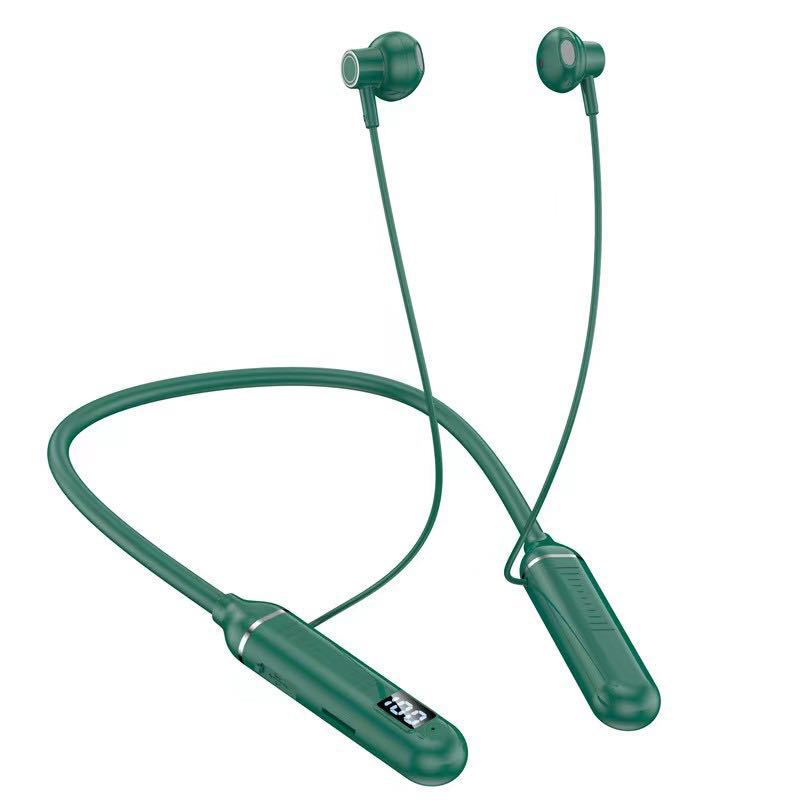ワイヤレスBluetoothイヤホン 超長時間バッテリー持続 スタンバイ時間長 大容量バッテリー デジタルディスプレイ スポーツ用ネックバンド型Bluetoothイヤホン 超高音質|undefined