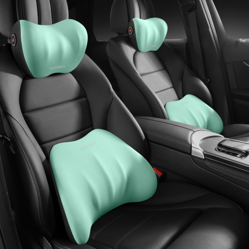 Car headrest, car cushion, car seat, memory foam waist cushion, car neck pillow, pair of car pillows, neck pillow