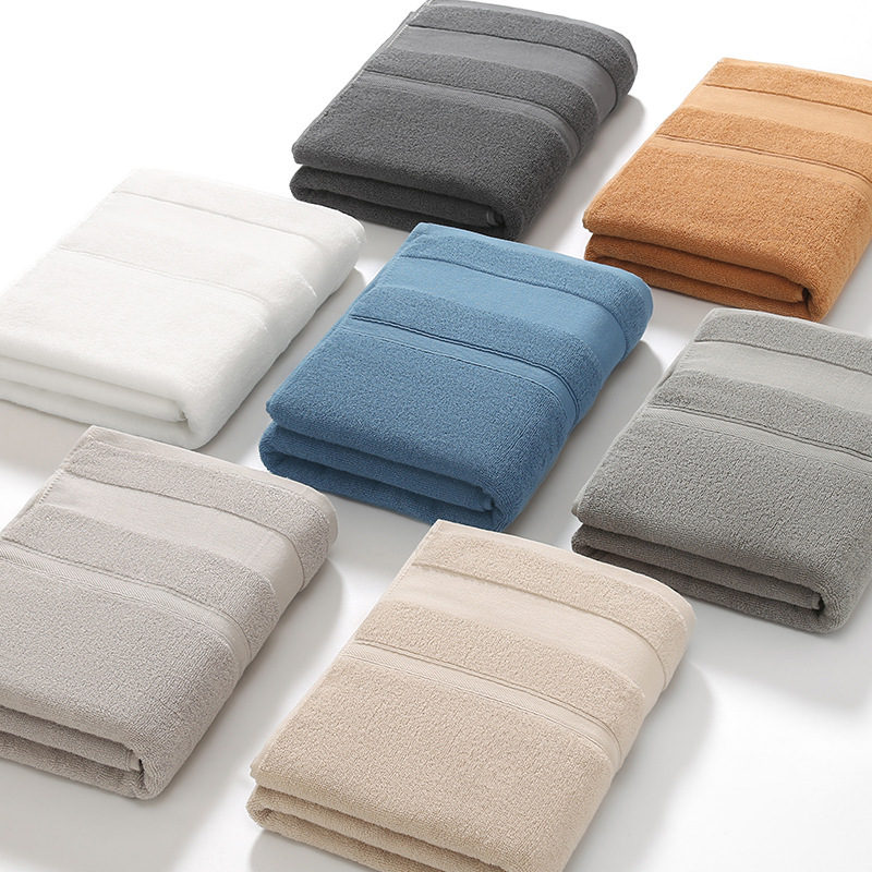 Pure Cotton Seven-Color Towel and Bath Towel Set Thickeneded Absorbent Gift Plain Broken Cotton Bath Towel Three-Piece Gift Box Pure Cotton Seven-Color Towel and Bath Towel Set Thickeneded Absorbent Gift Plain Broken Cotton Bath Towel Three-Piece Gift Box