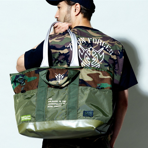 Takudensha Mobile Suit Gundam STRICT-G.ARMS MIS handbag crossbody bag male and female school bag