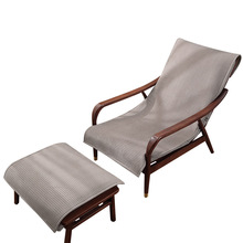 ZN0W批发躺椅坐垫四季通用柔软玉米绒椅子垫纯色沙滩阳台实木脚踏