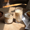 Glass Cup Household Water Cup Female Juice Cup Drinks Milk Cup Transparent Coffee Milk Cup Cold Drink Cup Cup Milk Tea Cup