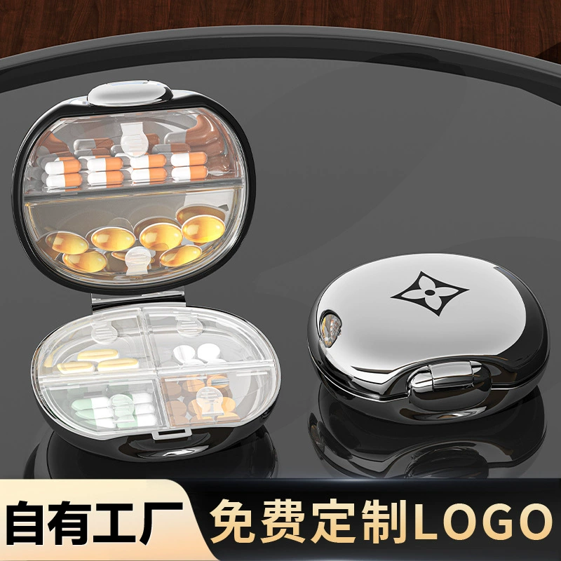 Оптовая 7-дневная коробка для таблеток, индивидуальная портативная коробка для хранения лекарств, три еды в день, герметичная коробка для таблеток