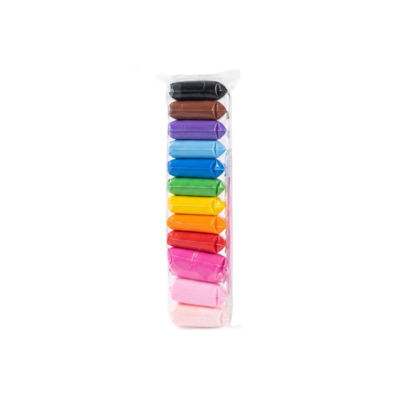 [12 bolsas autoselladas de color] arcilla ultraligera para niños de barro de color DIY conjunto de juguetes de madera plástica molde de arcilla image 6