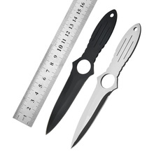 高硬度特战直刀训练练习刀 潜水军刀户外野营刀防身小刀绑腿直