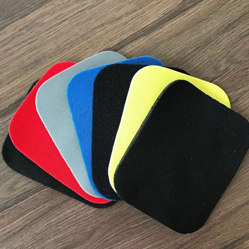 厂家批发潜水料OK布 sbr打孔压纹美佳起毛布复合护膝护腰护指加密