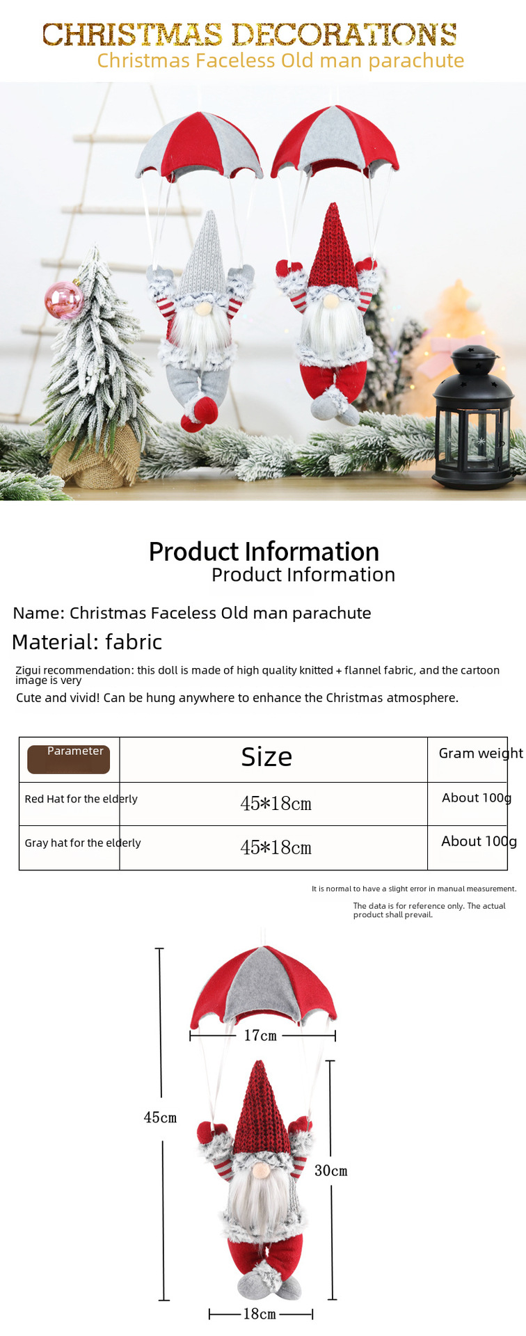 Kerstkabouter hanger decoratie voor raam als kerstcadeau_voghion.com