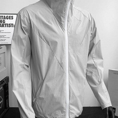 アメリカのトレンディなブランドメッシュ速乾性日焼け止め服メンズ夏薄いデザインニッチルーズカジュアルトップジャケット