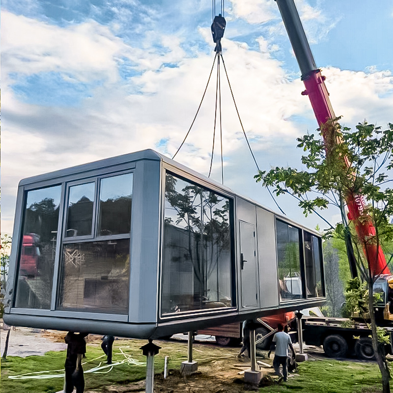 Rongjie Space Cápsula Casa móvil Casa de familia Almacén de Apple Pequeña oficina doméstica Fabricante de casas de hotel al aire libre