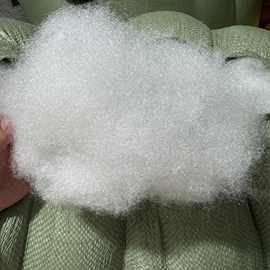 义乌厂家二维高弹环保PP棉玩偶抱枕沙发填充棉枕芯填充物丝绵花