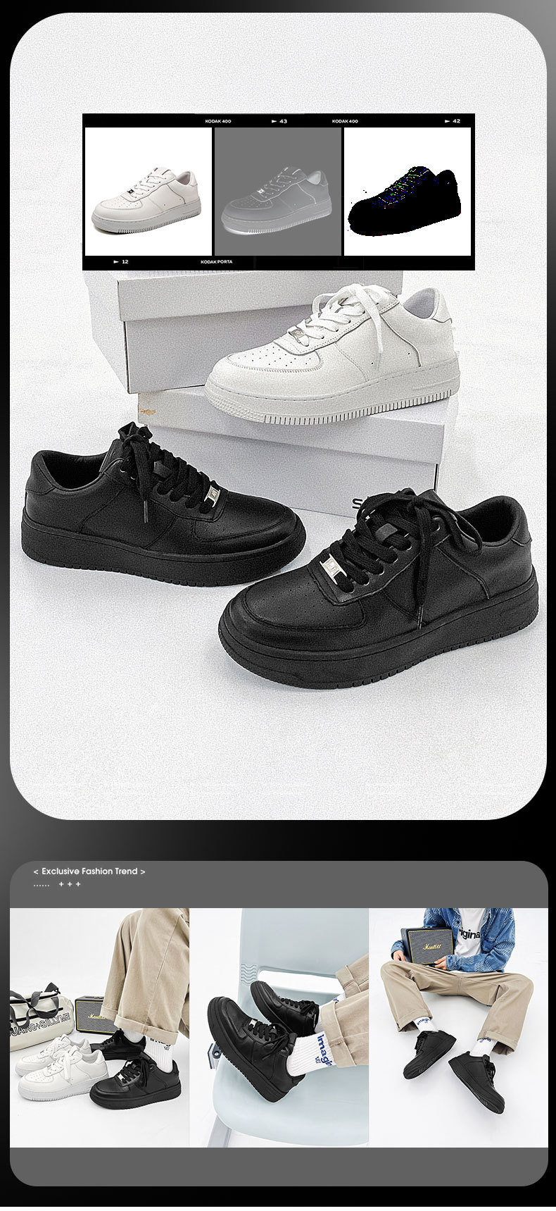 Kleine weiße große Größe 2024 neue Sport-Freizeitschuhe, beliebte Air-Board-Schuhe für Herren_voghion.com