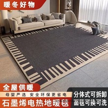 可拆洗電熱地毯發熱地熱墊加熱地墊 電熱墊家用客廳石墨烯地暖墊
