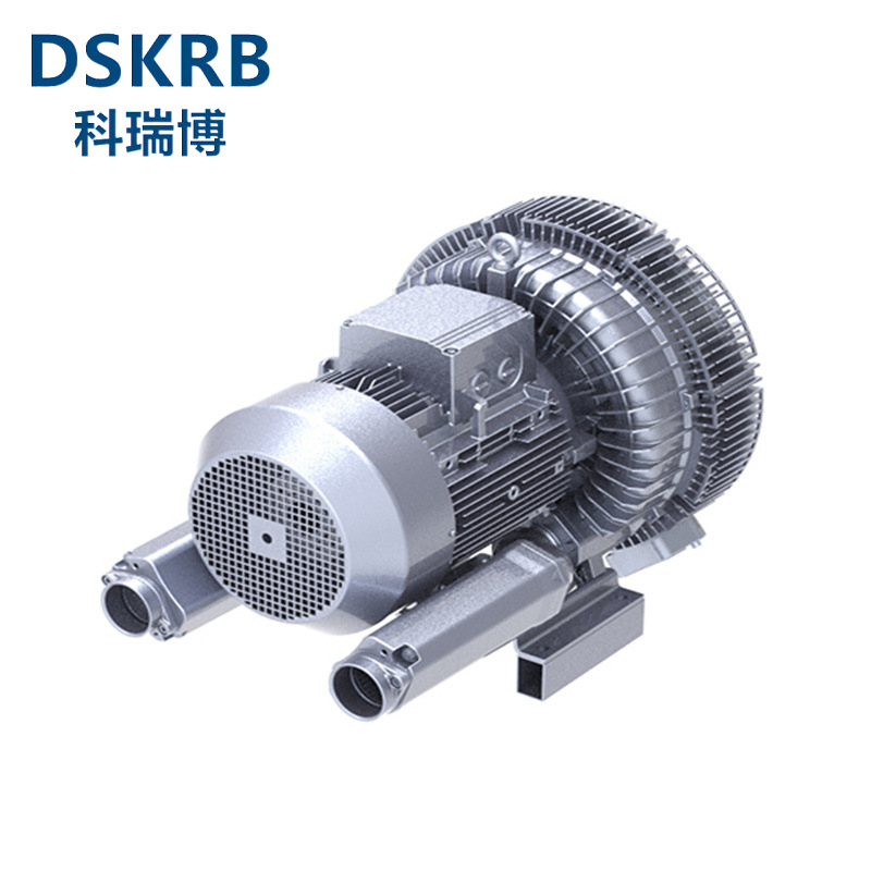山东滕州销售2RB740 4.3KW双叶轮高压风机 大风量低噪音旋涡气泵