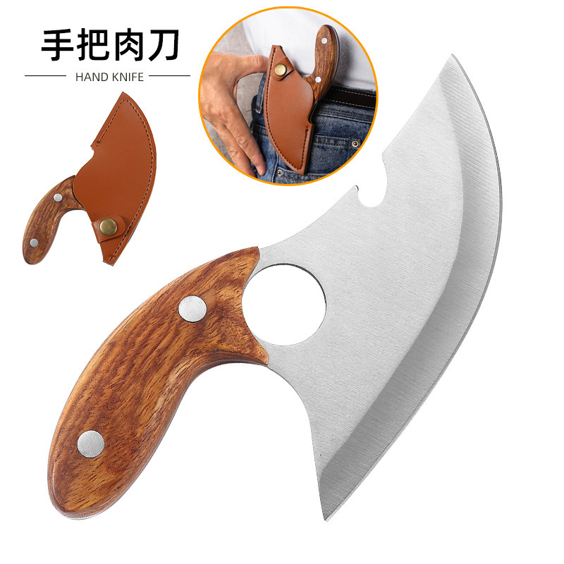 家用手把扒肉刀厨房吃肉小刀蒙古割剔骨刀便携带户外烤羊切肉刀|undefined