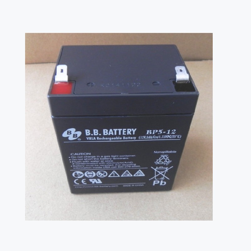 美美BB蓄电池BP5-12免维护12V5AH卷帘门 UPS 消防 电梯储能电源