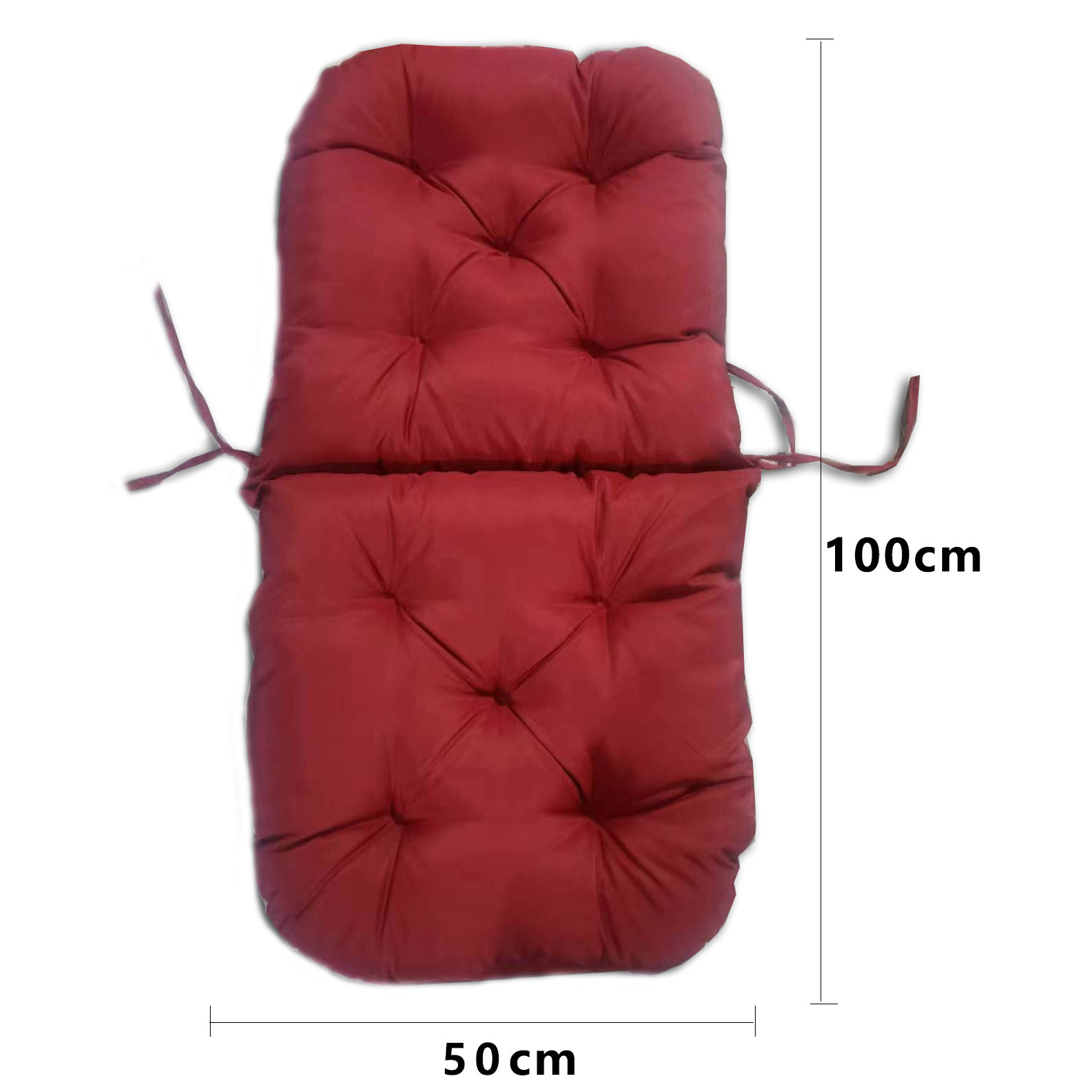Transfronterizo Amazon TEMU exclusivamente para exteriores mecedora de tela impermeable, respaldo alto, cojín de una pieza, hamaca, cojín para silla de papaya, flor