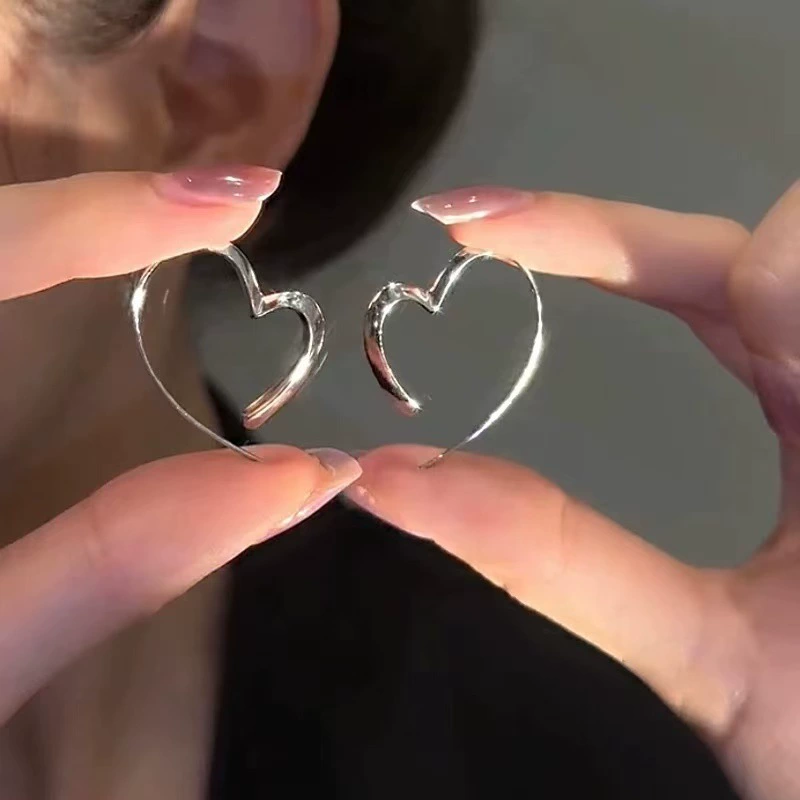 Серебряная игла, ретро универсальные серьги, стиль высокого качества, стиль легкой роскоши