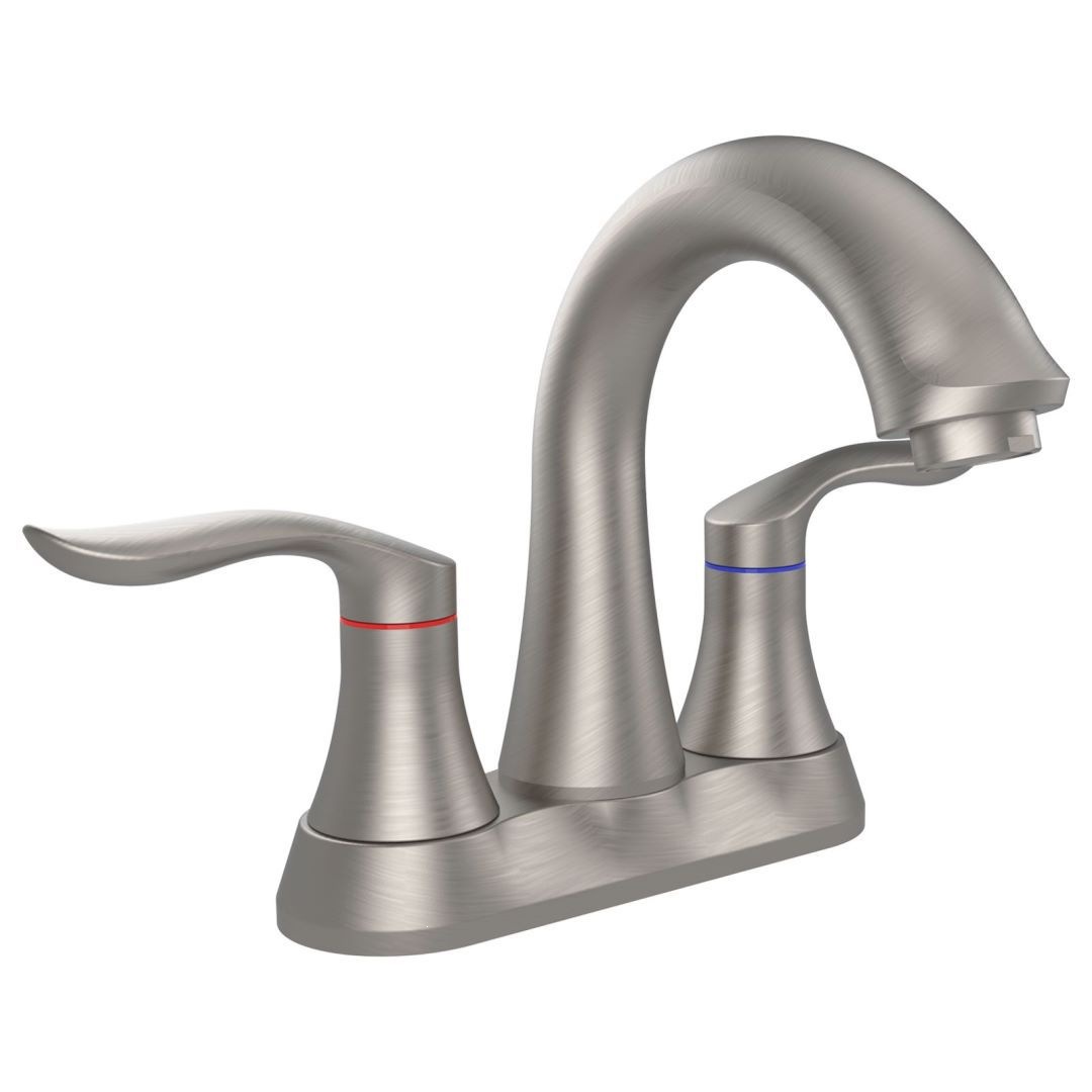 4 pulgadas de estilo americano frío y caliente doble mango baño baño lavabo lavabo grifo certificación CUPC Amazon
