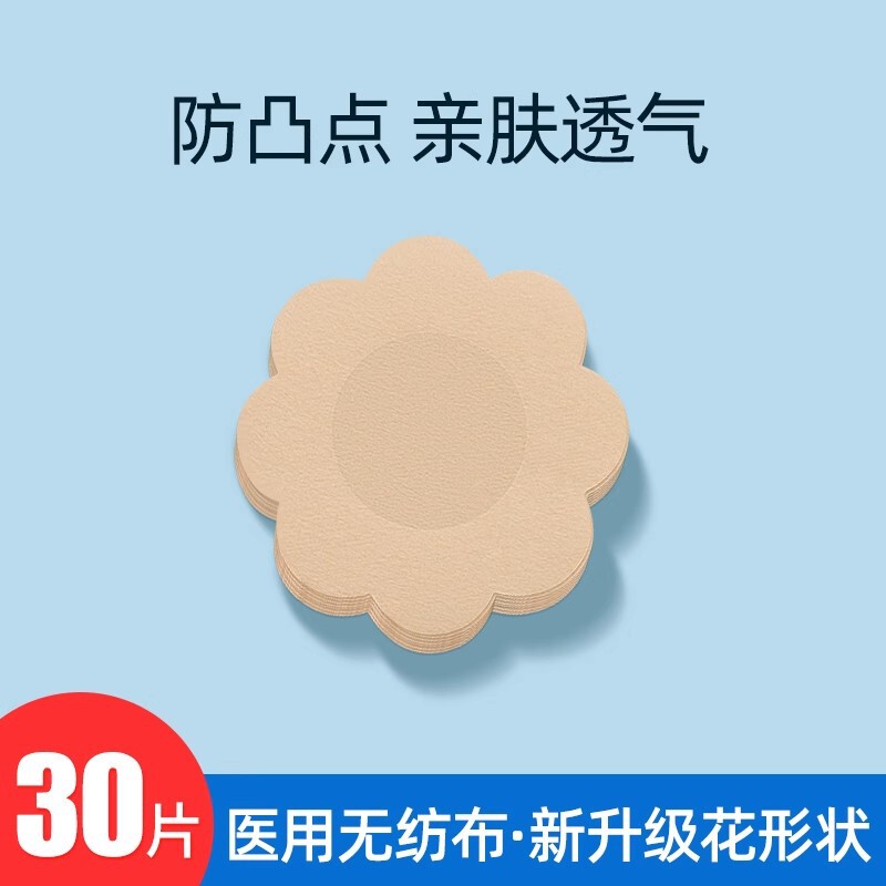 医療用使い捨て乳房は薄いタイプを貼り付けて、穴が見えないようにします。|undefined