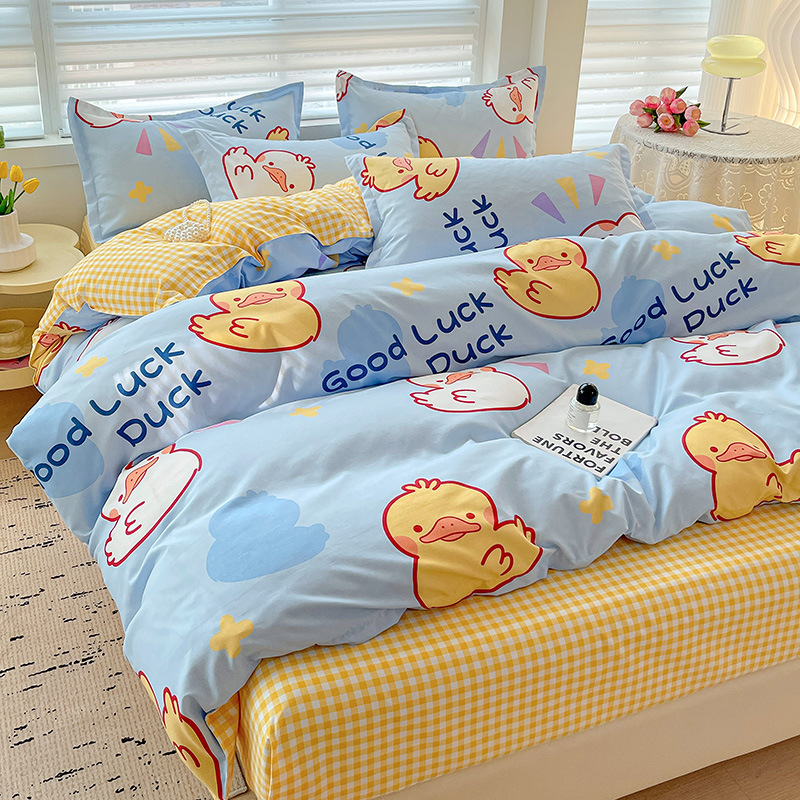 행운을 빌어요 오리 [퇴색이나 보풀 없음]