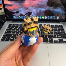 三角洲行动爆款威龙周边抽象威虫3D打印钥匙扣摆件搞怪挂件