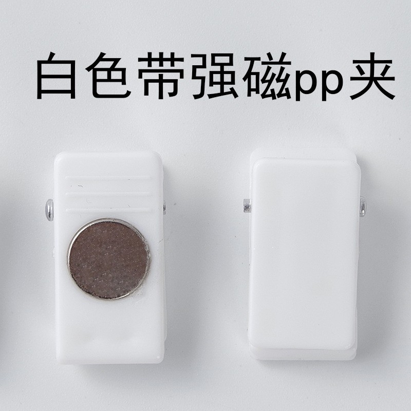 강력한 자석이 포함된 흰색 PP(1.3*2.6cm, 1.86g)