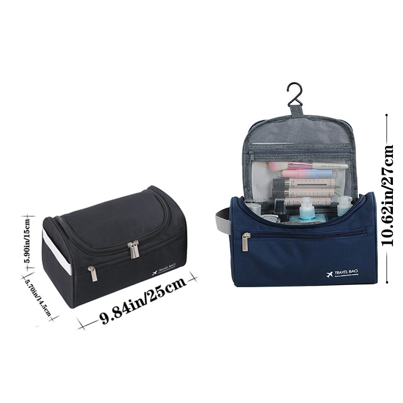 Bolsa de lavado de viajes de negocios de separación húmeda y seca de gran capacidad de lavado portátil y cuidado de alta gama Baño bolsa de cosméticos bolsa de almacenamiento de viaje