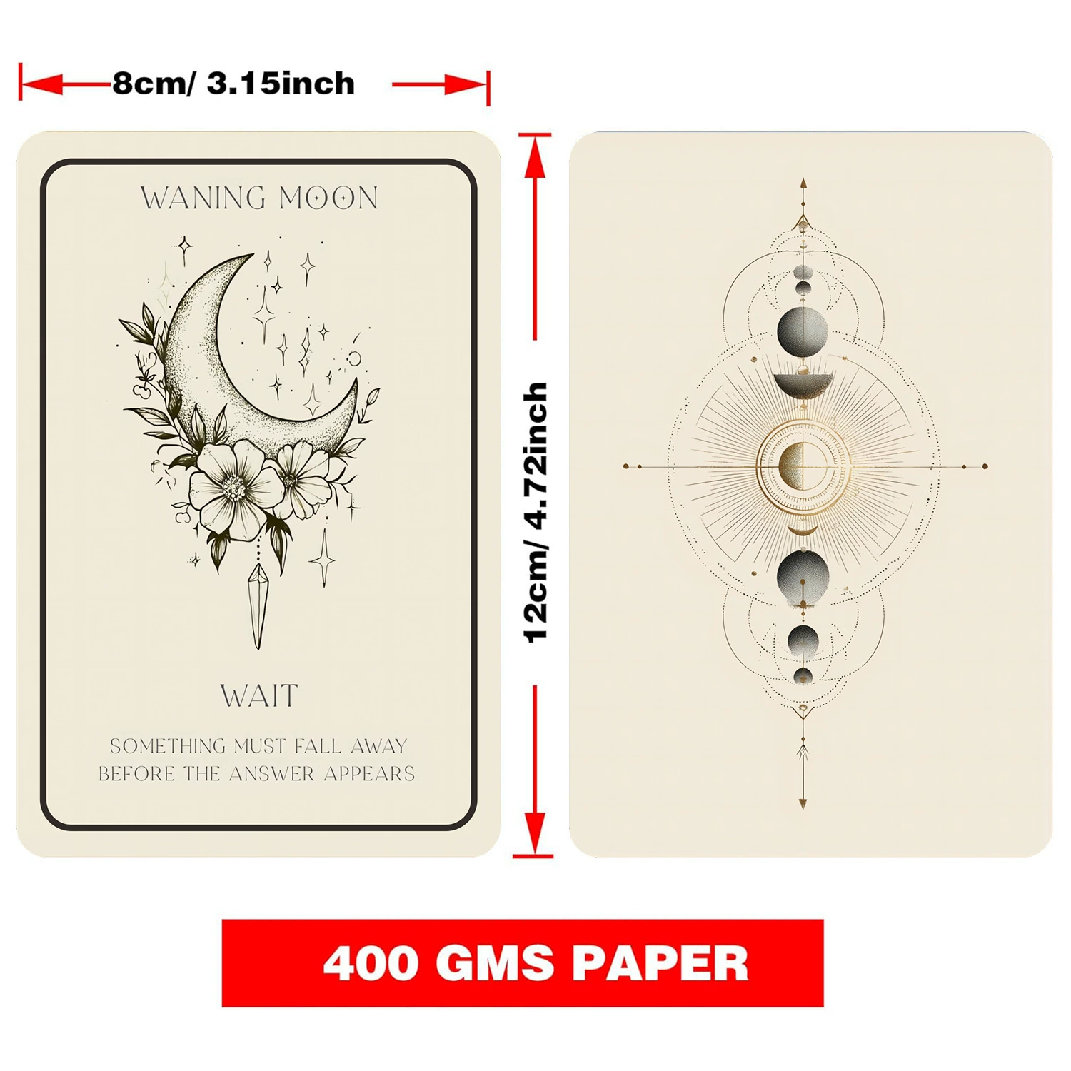 [亚马逊 爆款 跨境 暗黑 英文初学者tarot cards 英文，天界神谕]