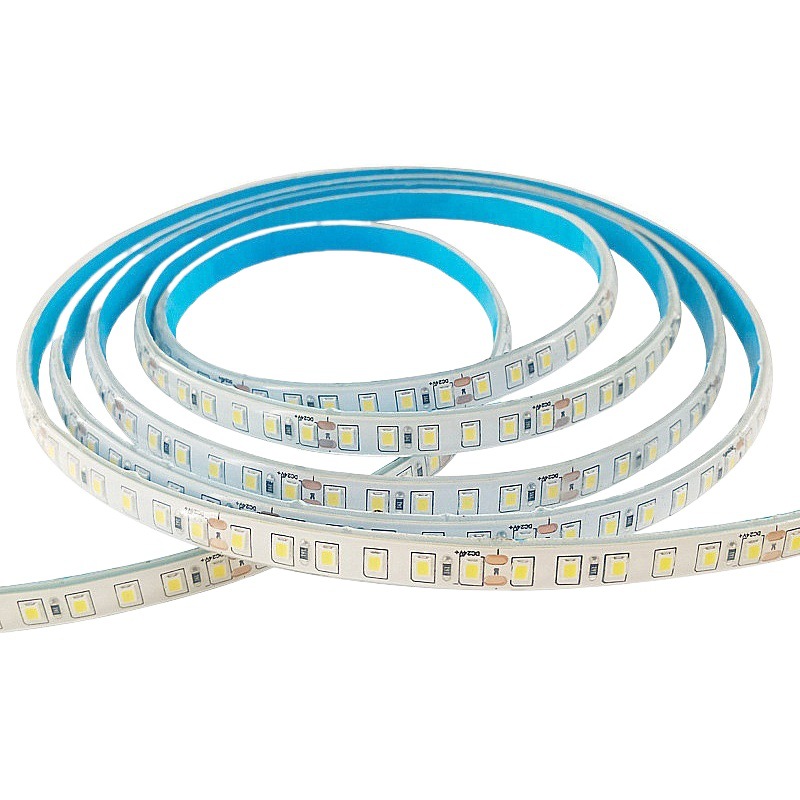 12/24V a prueba de agua Led tira de luz suave al aire libre de bajo voltaje de silicona sólida iluminación de jardín impermeable LED tira de luz