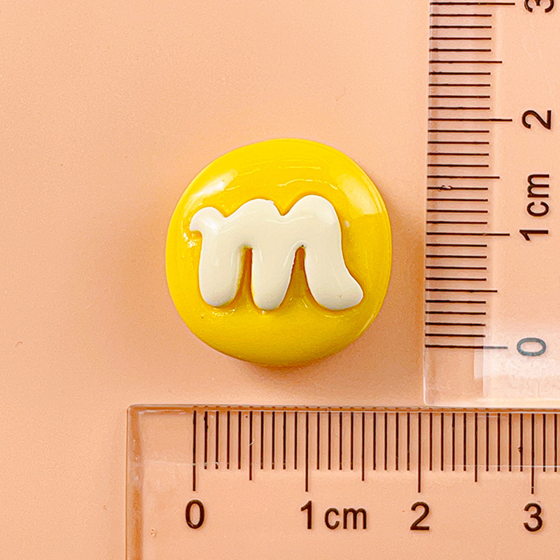 Macaron color M Frijol resina accesorios DIY diversión jalea frijol comida y juego crema pegamento horquilla accesorios para el cabello agujero zapatos material