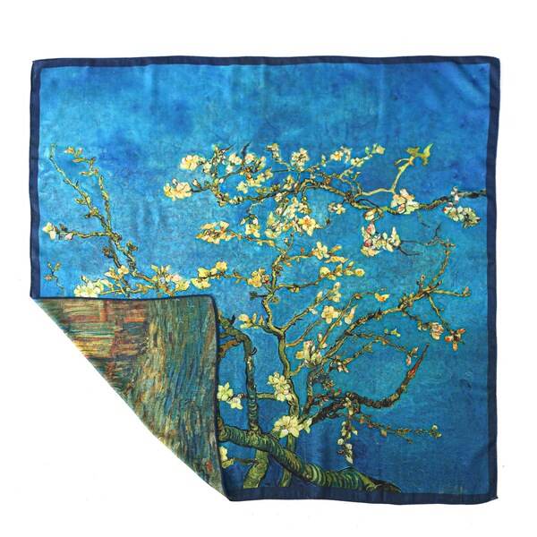 Double-sided retro demi-season scarf