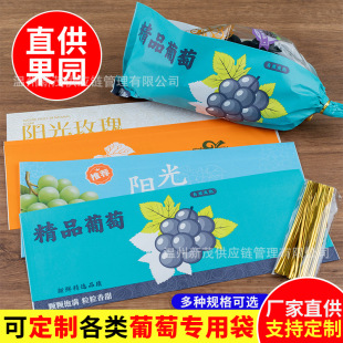 Sunny Rose Sunny King Grape Packaging Bag Disposable Raisin Outer Packaging High-grade Breathable Summer Black Grape Paper Bag