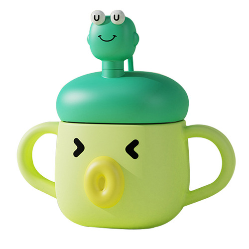 beedoll milk cup children's scaled anti-fall straw cup high appearance drinking milk powder cup microwave oven