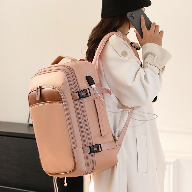 Mochila de viaje de gran capacidad para hombres y mujeres, mochila escolar de estudiante de alto valor, equipaje de viaje de negocios, mochila para computadora de cercanías