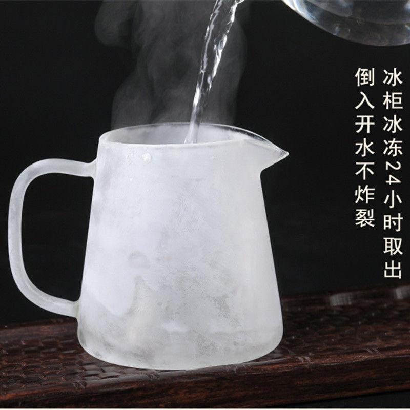 1JUE加厚公道杯玻璃茶滤一体套装耐热分茶器大号茶壶茶海功夫茶具