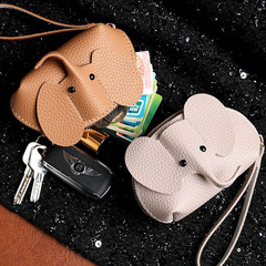 New hot selling bag cartoon female key bag creative card bag elephant coin purse zipper hand twist lipstick storage bag