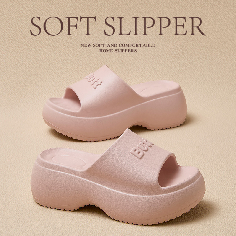 Women's Thick-Soled Slippers For Summer Outdoor Wear, New Home Top Quality Fashion Ladies' Height-Enhancing Non-Slip High-Heeled_voghion.com