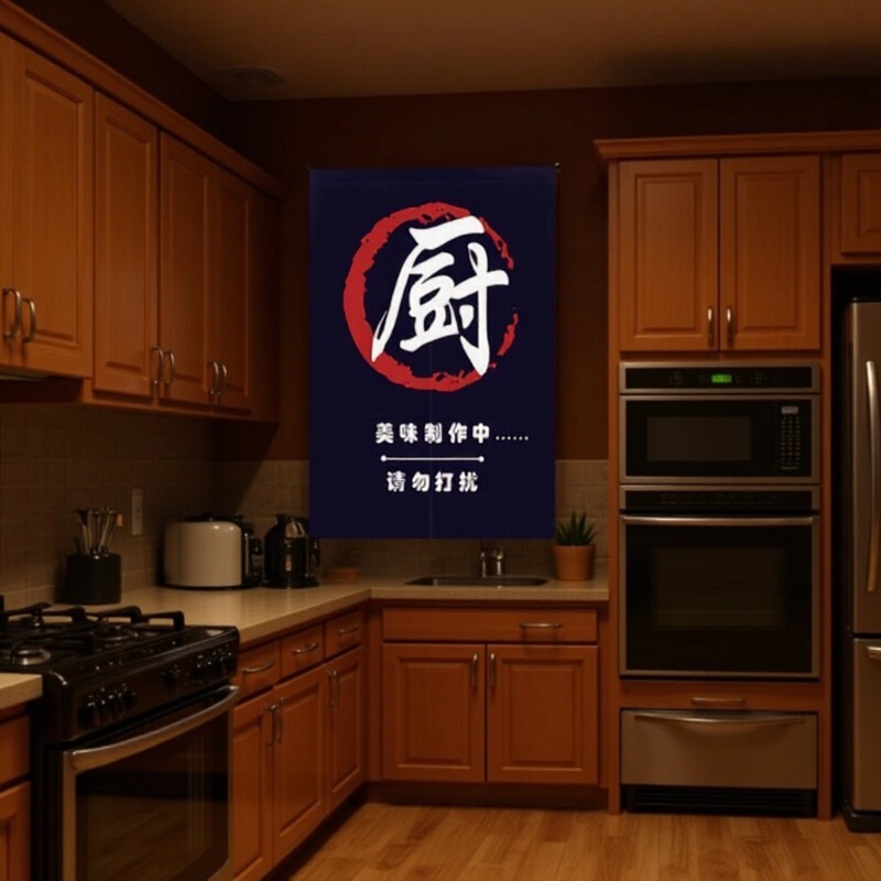 Hotel Japanese-Style Curtain Door Curtain Kitchen Curtain Cloth Kitchen Restaurant Curtain Commercial Partition Magic Curtain