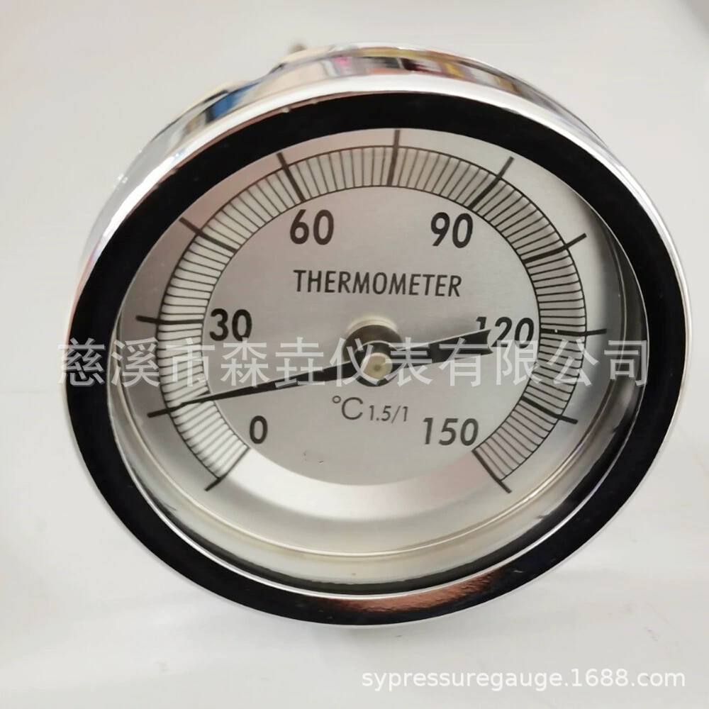 Термометр кухонный Cixi Powerful Factory, DN 80 мм, 0-150 градусов, экспортный тип, длина измерительного стержня 120 мм