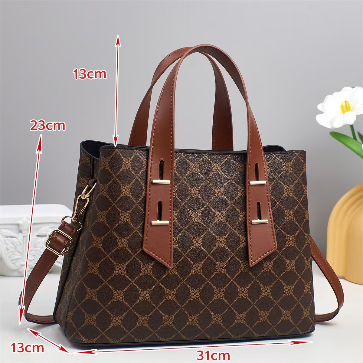 Bolso de moda 2025, nuevo diseño de contraste de color bolso de mujer, bolso de hombro casual de gran capacidad, bolso de mano