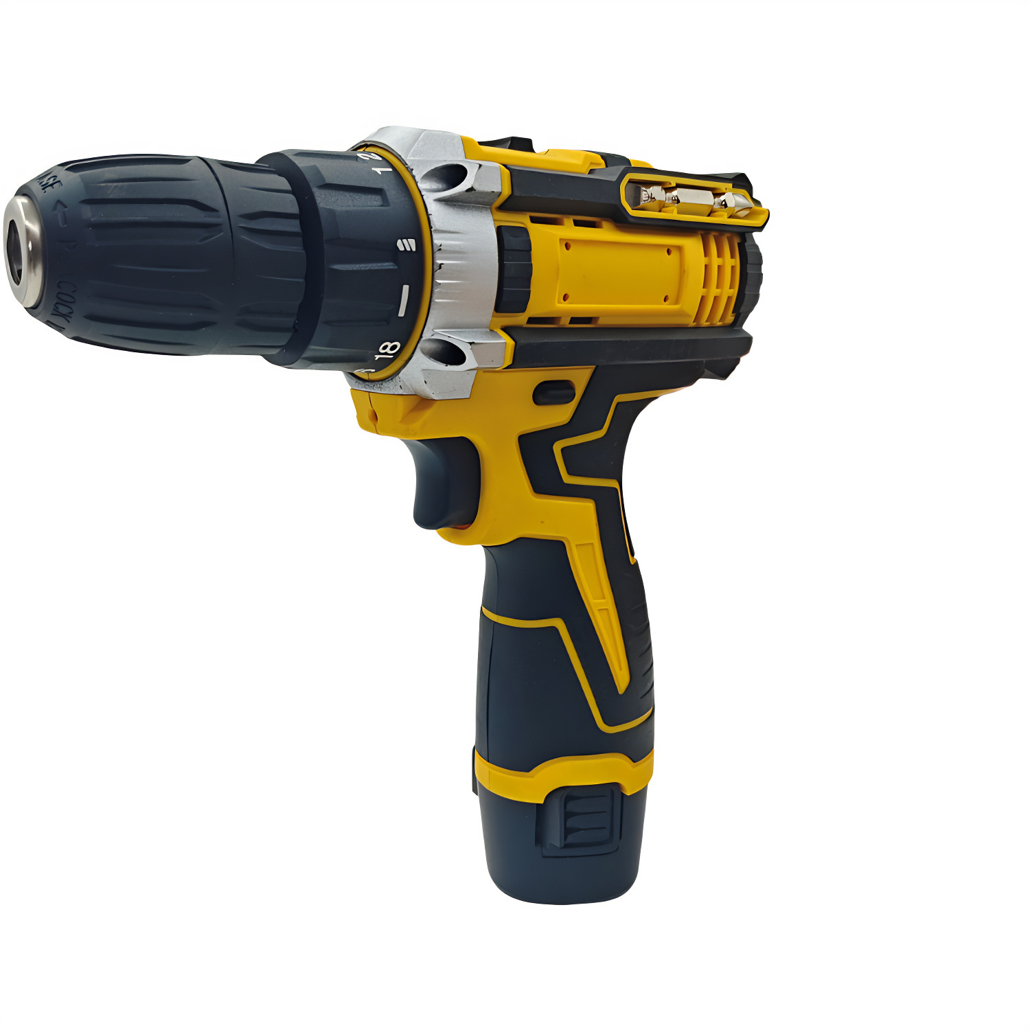 Herramientas eléctricas domésticas transfronterizas taladro de impacto de litio eléctrico de alto rendimiento taladro eléctrico de grado industrial taladro de mano multifuncional carga