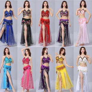 2024 Indian Dance Adult Performance Clothing Belly Dance Performance Clothing Women's Long Skirt Plus Size Suit Sexy Exotic Style