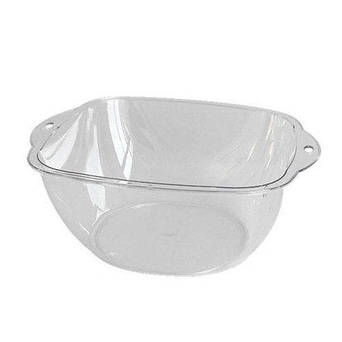 Transparent washbasin for home girls ins style high-looking bathroom square plastic basin student dormitory small washbasin