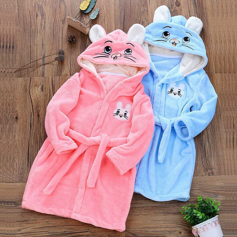Детский фланелевый халат для мужчин и женщин, полурегуляру pijama, термобелье, тренч, увеличенная толщина