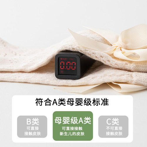 Baby and Toddler 0-1-3 Years Girls' A-Grade Cotton Summer Thin Mesh Breathable Tall Leg Anti-Mosquito Socks