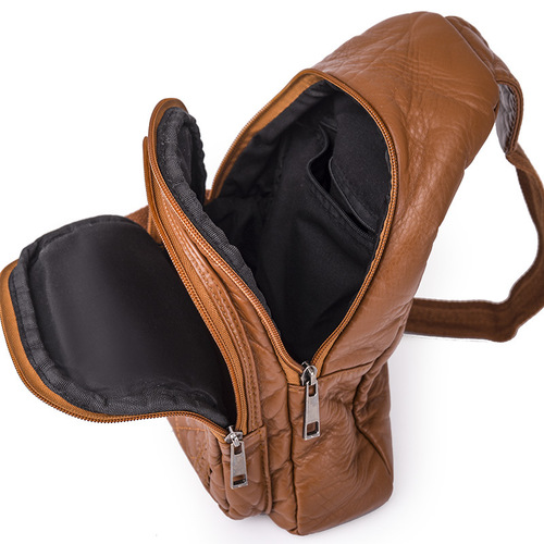 Women's Crossbody Bag, Shoulder Bag, Fashionable and Trendy with Soft Leather Texture, New Korean Style, Portable and Large Capacity