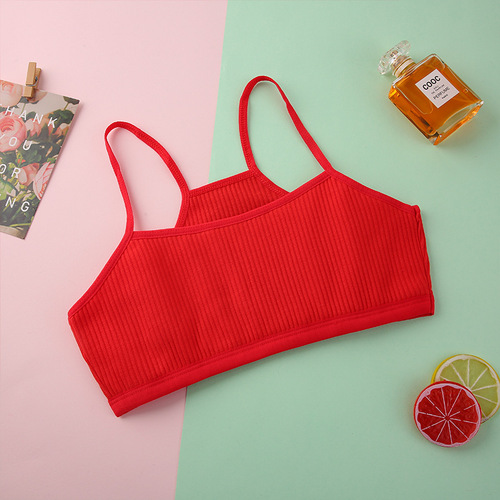 【Instant Delivery】Red Innerwear Set for Girls in their Luck Year, Developmental Stage, Ages 8-15, Cotton, for Middle School Students and Primary School Students