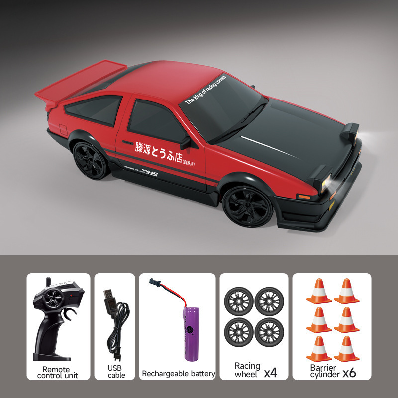 AE86RC遥控车竞速漂移四驱赛车跑车仿真模型汽车男孩玩具跨境批发|undefined