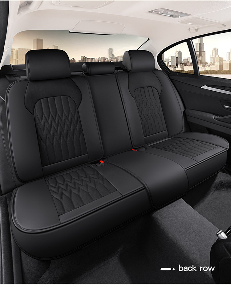23 new all-inclusive split head full leather Four Seasons universal car seat cushion seat cover entity cross-border Amazon