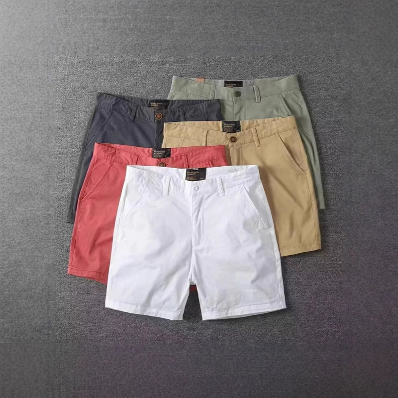 Casual Shorts Men's High Street Trendy Brand Slim-Fit Quad Pants 2024 Summer New Trendy Brand 4-point Pants Half-length Cushion Pants Casual Shorts Men's High Street Trendy Brand Slim-Fit Quad Pants 2024 Summer New Trendy Brand 4-point Pants Half-length Cushion Pants